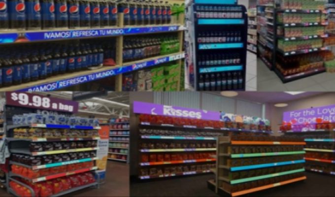 Shelf LED Display Shelf LED Display